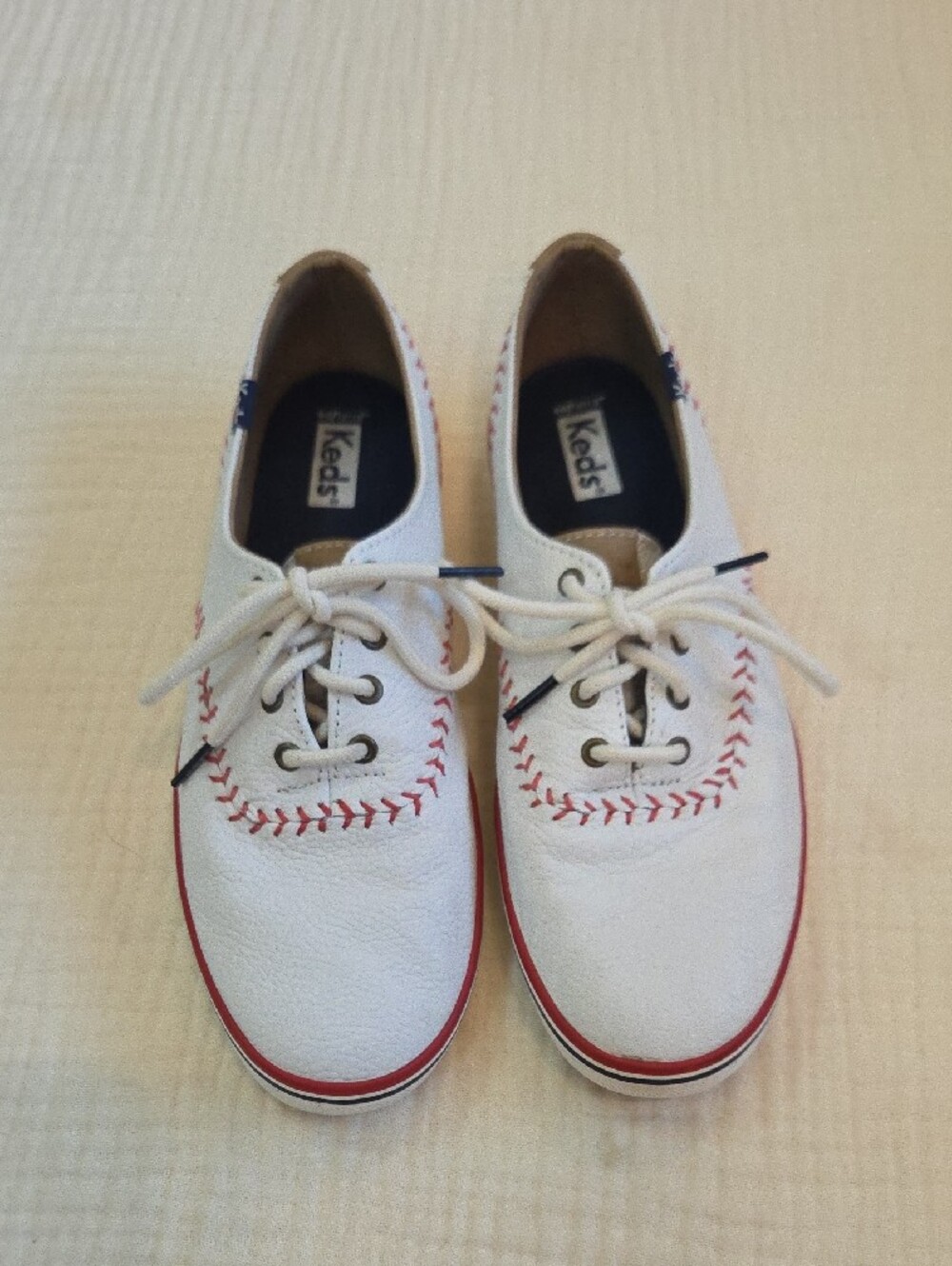 Keds Champion Pennant Leather Lace Up- Baseball - Picture 5 of 7